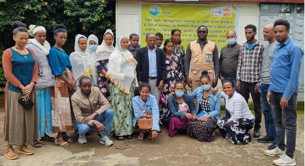 Participants from the GBV Case Management Training conducted by UNFPA in September 2022 in North Gondar, Amhara Region. Photo by UNFPA Ethiopia. 