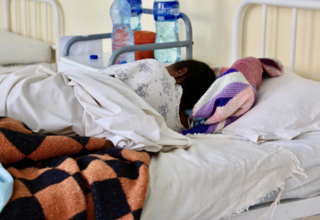 Mebrat*, a survivor of obstetric fistula receiving long-term treatment at Hamlin Fistula Center in Mekelle, Tigray. Photo by UNF