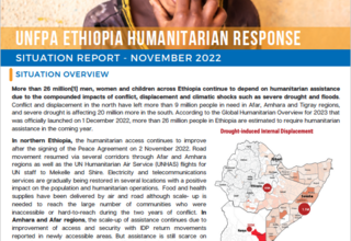 UNFPA Ethiopia Humanitarian Response SitRep_Nov 2022
