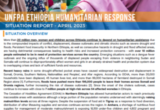 UNFPA Ethiopia Humanitarian Response SitRep_April 2023
