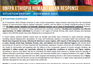 UNFPA Ethiopia Humanitarian Response SitRep_November 2023