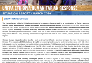 UNFPA Ethiopia Humanitarian Response SitRep_March 2024