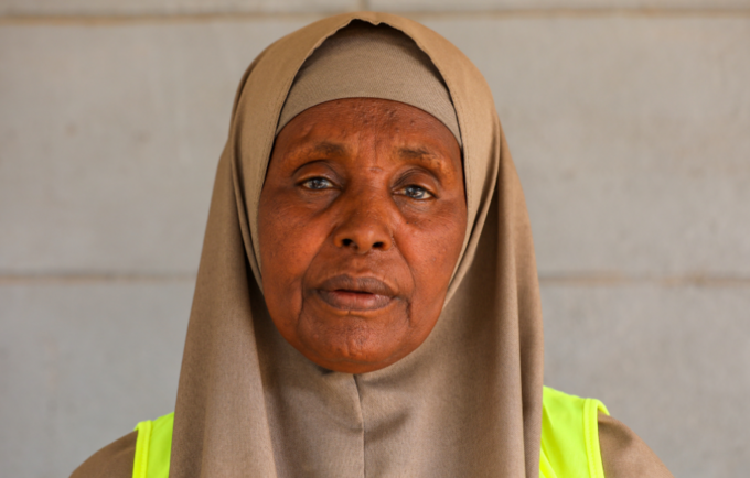 Amina Adem, traditional midwife