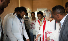 Ms. Suzanne Mandong, UNFPA Representative in Ethiopia & H.E, Ms. ITO Takako, Ambassador of Japan visited a health post