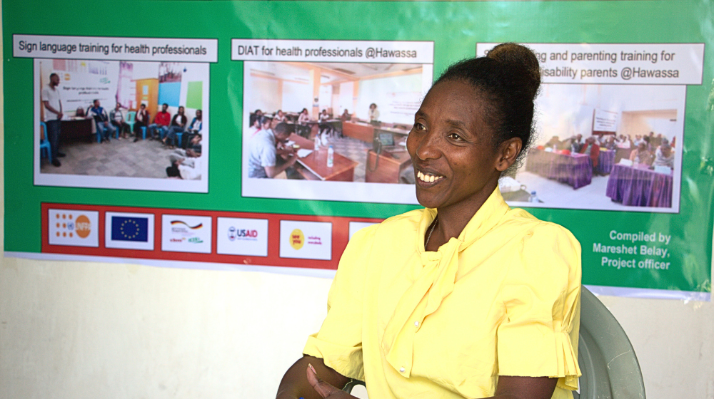 Beteledet Abraham, Executive Director of the Association of Women with Disability in Hawassa Town, Sidama. 