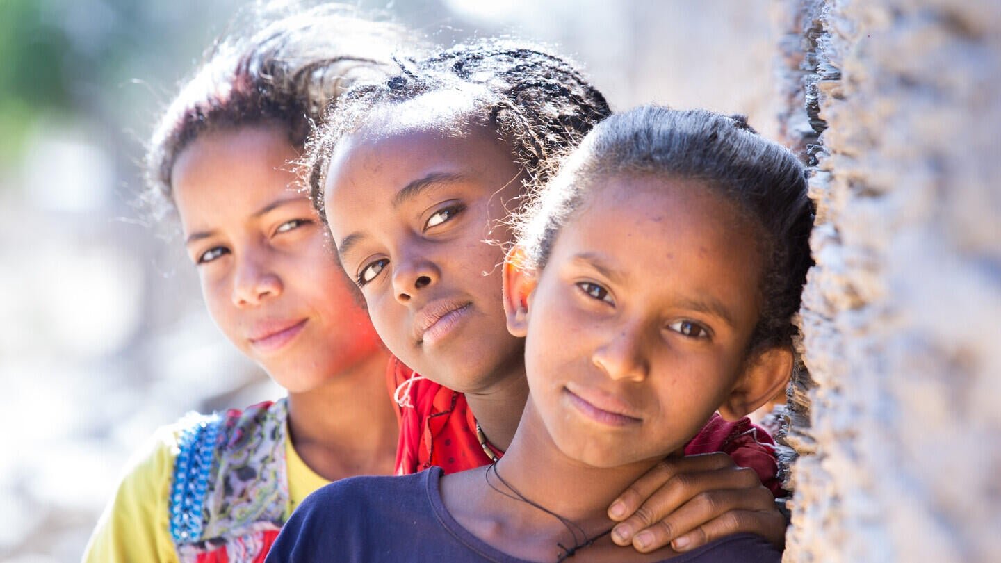 Young girls from northern Ethiopia 