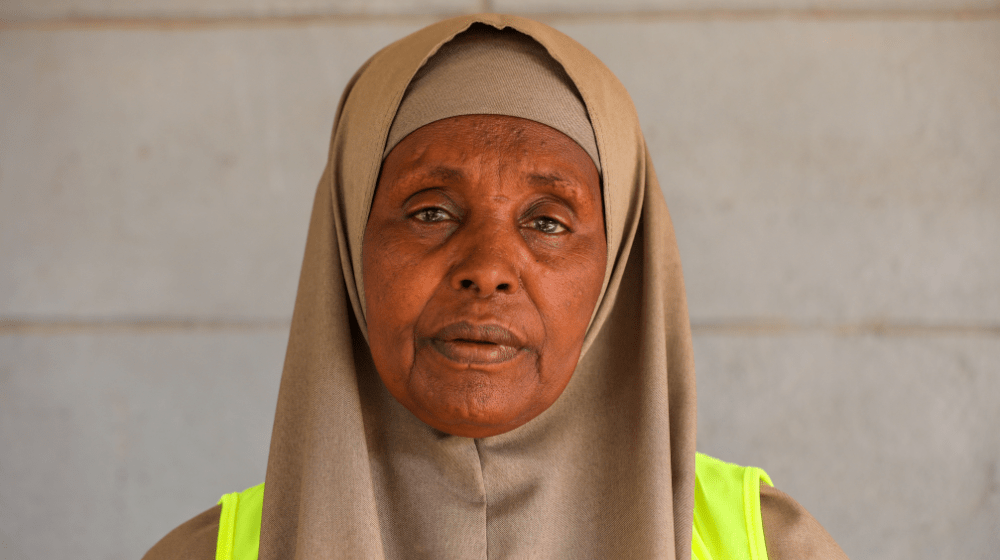 Amina Adem, traditional midwife