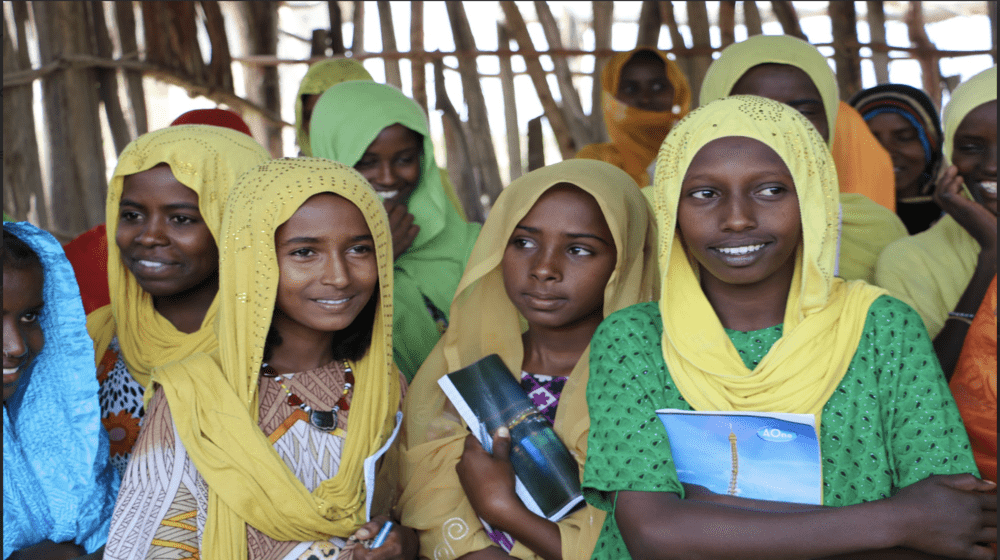 Girls after a session at the Girls Club in Afar Region, Ethiopia.