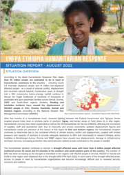 UNFPA Ethiopia Humanitarian Response SitRep_August 2022