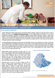 UNFPA Ethiopia Humanitarian Response SitRep_August 2023
