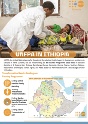  UNFPA ETHIOPIA FACTSHEET (2020-2023)