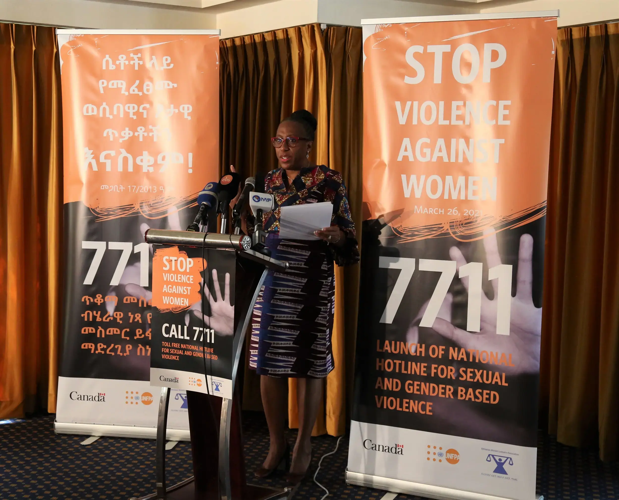 UNFPA supported hotline for sexual and gender-based violence launched