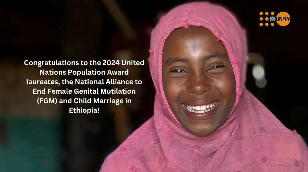 National Alliance to End Female Genital Mutilation and Child Marriage in Ethiopia receive the 2024 United Nations Population Award