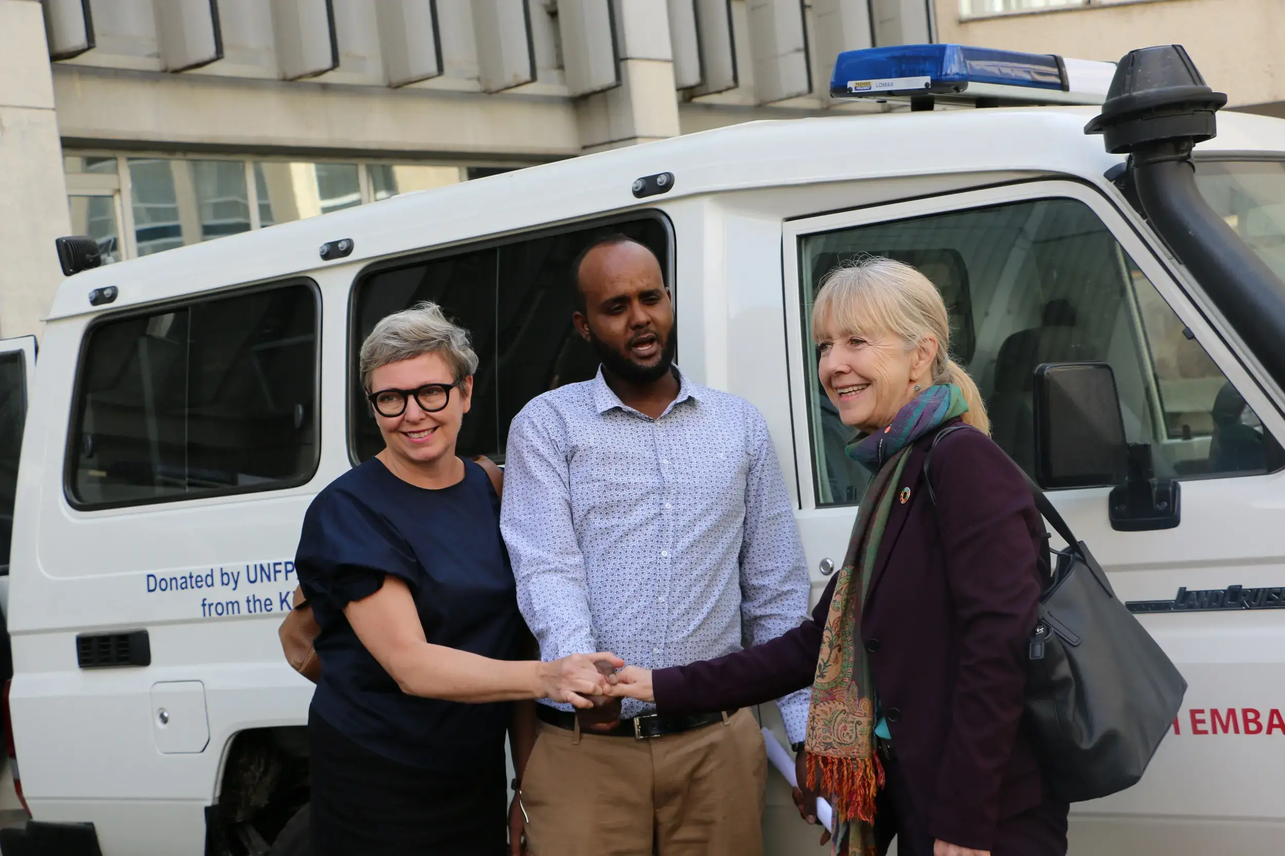 UNFPA handed-over ambulances to Somali Region and ARRA