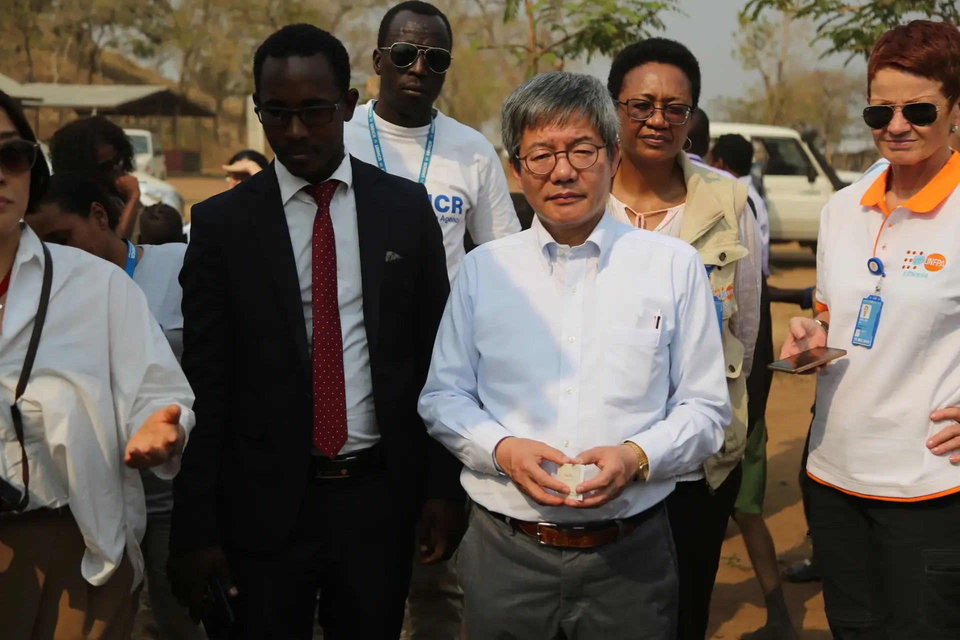 Japan Ambassador visits UNFPA interventions in refugee camps in Gambella