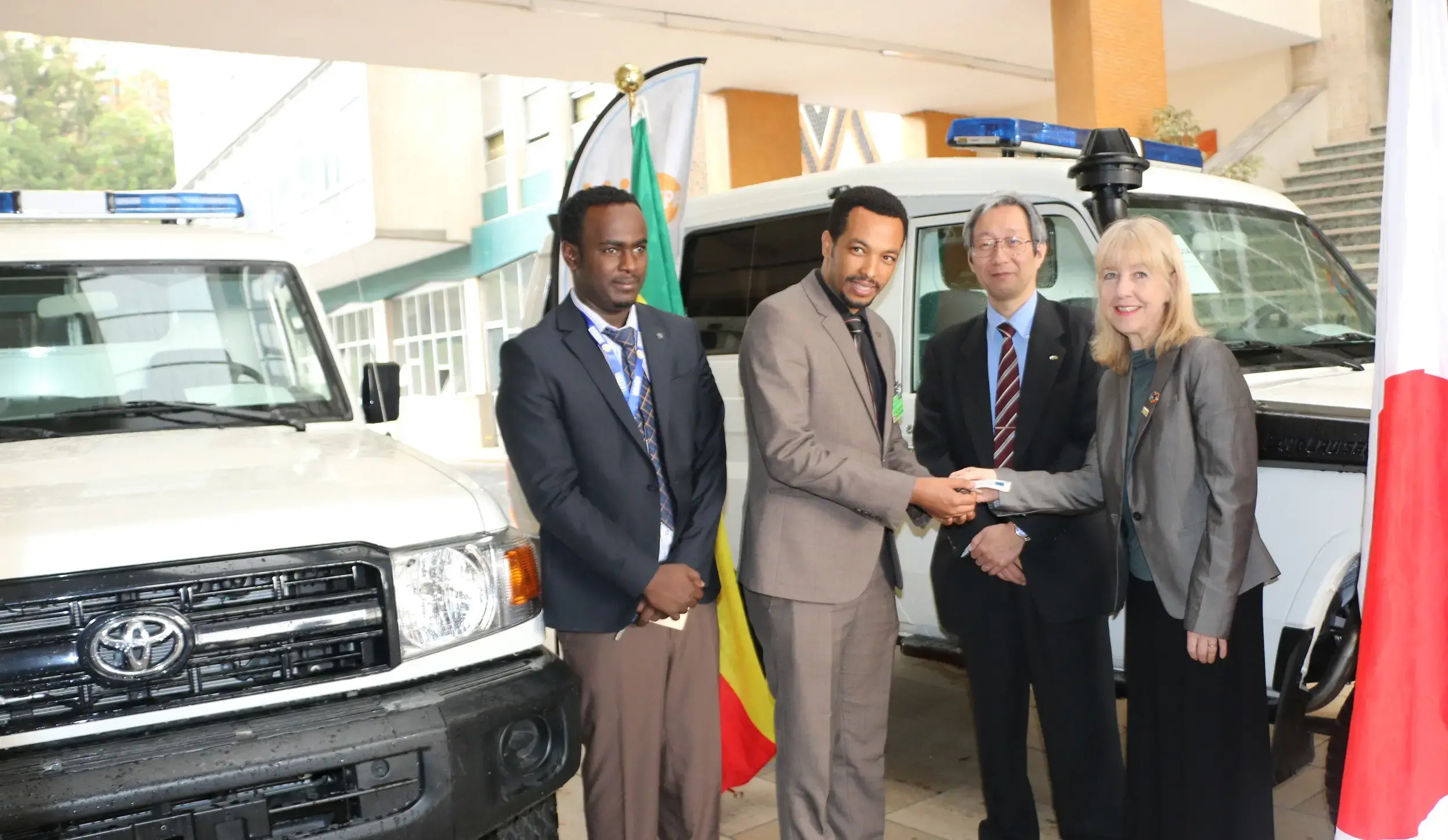 UNFPA handed-over ambulances to Oromia and Somali Regions    