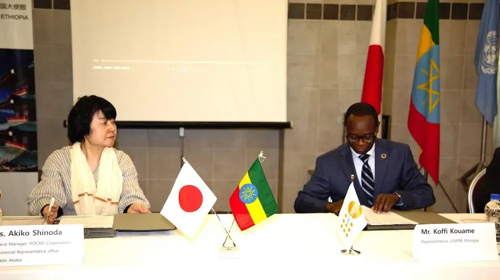 UNFPA signed partnership agreement with ITOCHU Corporation to support project on women and girls' empowerment