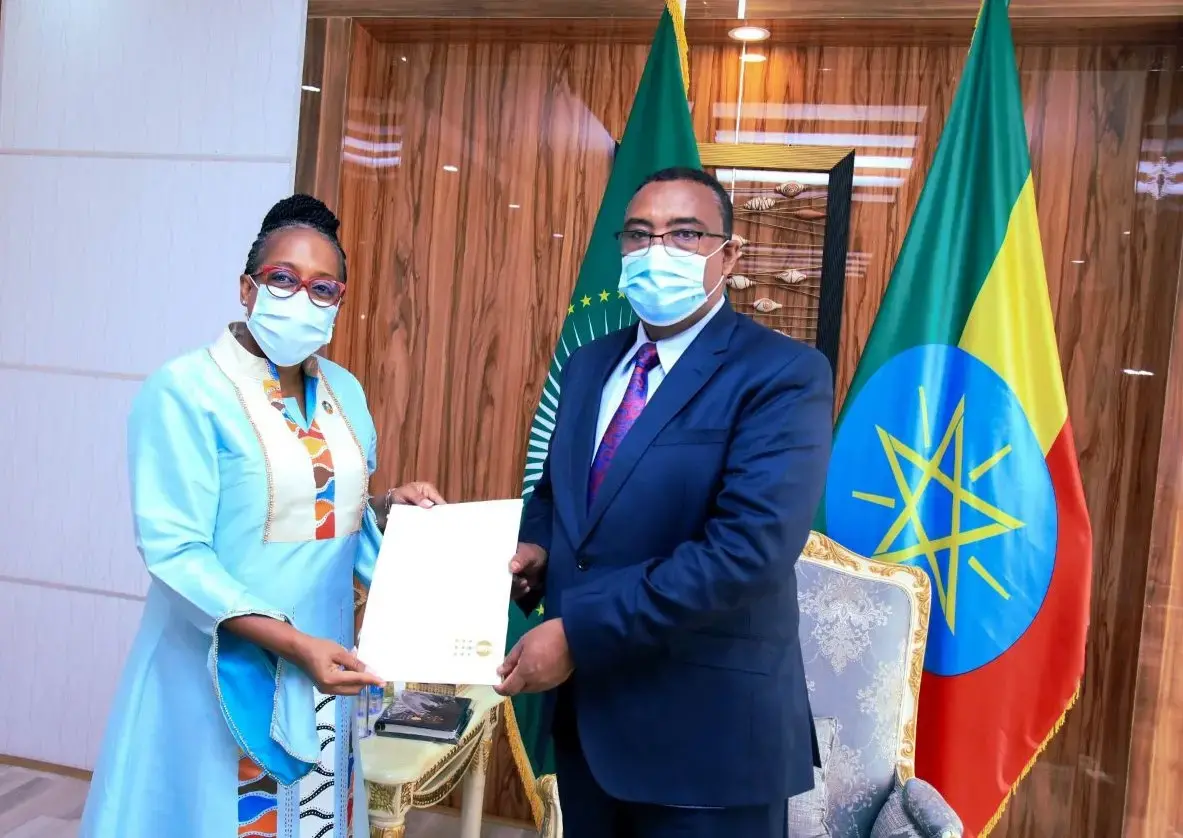 UNFPA Representative discusses issues of cooperation with Deputy Prime Minister of Ethiopia  