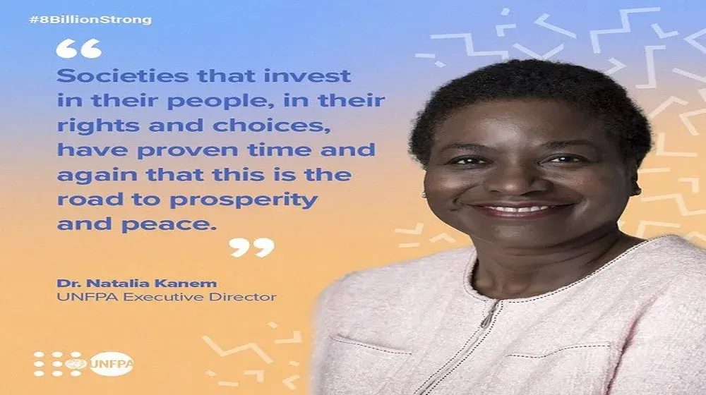 Statement by UNFPA Executive Director Dr. Natalia Kanem on World Population Day