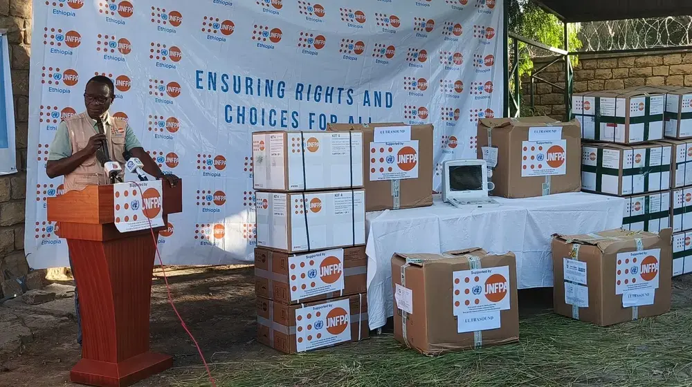 UNFPA Donates Medical Equipment and Supplies to the Tigray Region 