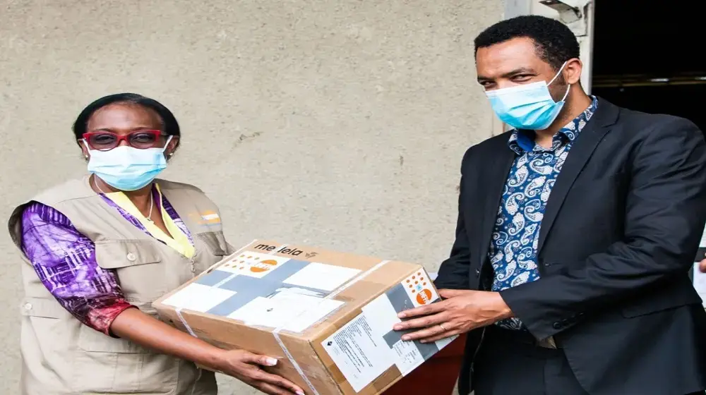 UNFPA handed over medical supplies and commodities worth nearly 1 million USD to assist the newly displaced in Amhara and Afar regions