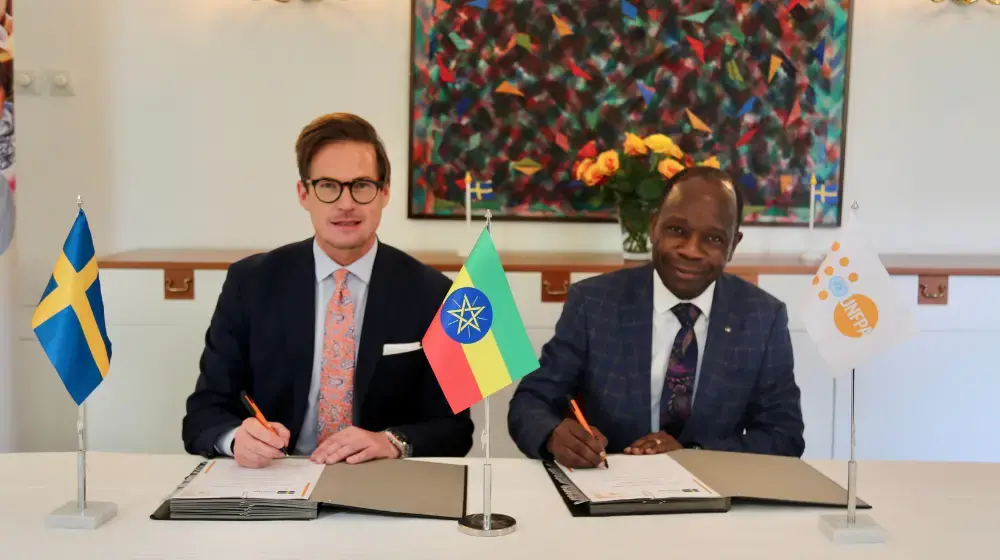 UNFPA and Embassy of Sweden Sign USD 1.4 Million Funding Agreement